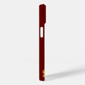 Coques Case-Mate iPhone Chine Dragon rouge et or design (Verso / Droite)