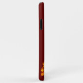 Coques Case-Mate iPhone Chine Dragon rouge et or design (Dos/Droite)