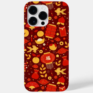 Coque Pour Pour iPhone 14 Pro Max Chine Fête du Nouvel An Rouge