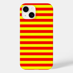 Coque Pour iPhone 14 chine kirghizistan espagne drapeau bandes rouge ja
