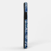 Coques Case-Mate iPhone Chine Rétro Blue Poppy dynastie Ming (Dos/Droite)