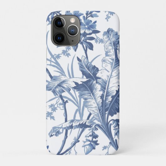 Coques Case-Mate iPhone Chinoiserie Bleue et Blanc Botanique (Dos)