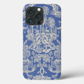 Coques Case-Mate iPhone Chinoiserie bleue et blanche Oriental (Verso)