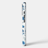 Coques Case-Mate iPhone Chinoiserie Blue Echinacea Pattern (Verso / Gauche)