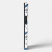 Coques Case-Mate iPhone Chinoiserie Blue Echinacea Pattern (Verso / Droite)