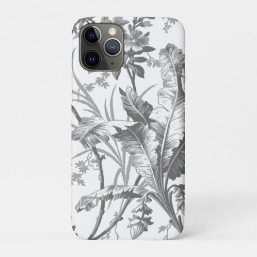 Coques Case-Mate iPhone Chinoiserie botanique noire et blanche (Dos)