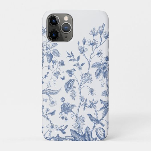 Coques Case-Mate iPhone Chinoiserie classique bleue et blanche (Dos)