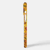 Coques Case-Mate iPhone Chinoiserie médiévale italienne rouge jaune (Verso / Gauche)