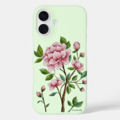 Coques Case-Mate iPhone Chinoiserie Pink Peony (Verso)