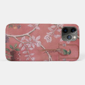Coques Case-Mate iPhone Chinoiserie rose (Dos (Horizontal))