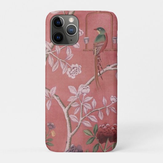 Coques Case-Mate iPhone Chinoiserie rose (Dos)