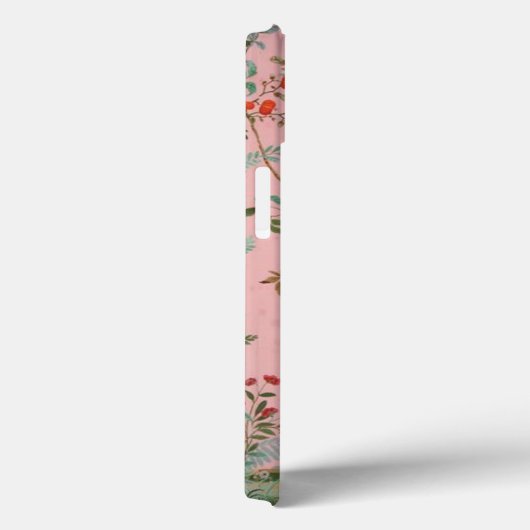 Coques Case-Mate iPhone Chinoiserie rose (Verso / Droite)