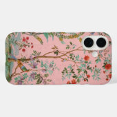 Coques Case-Mate iPhone Chinoiserie rose (Verso (horizontal))