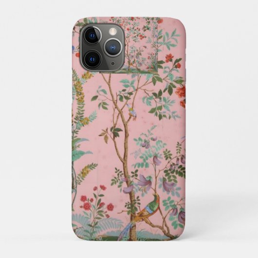 Coques Case-Mate iPhone Chinoiserie rose (Dos)