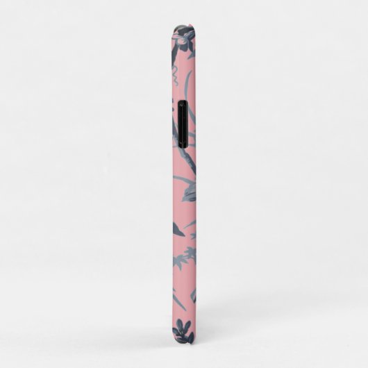 Coques Case-Mate iPhone Chinoiserie rose botanique Coque-coque iphone (Dos/Droite)