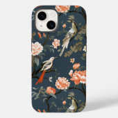 Coques Case-Mate iPhone Chinoiserie sur Denim Blue (Verso)