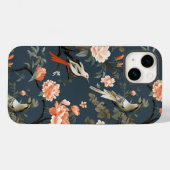 Coques Case-Mate iPhone Chinoiserie sur Denim Blue (Verso (horizontal))