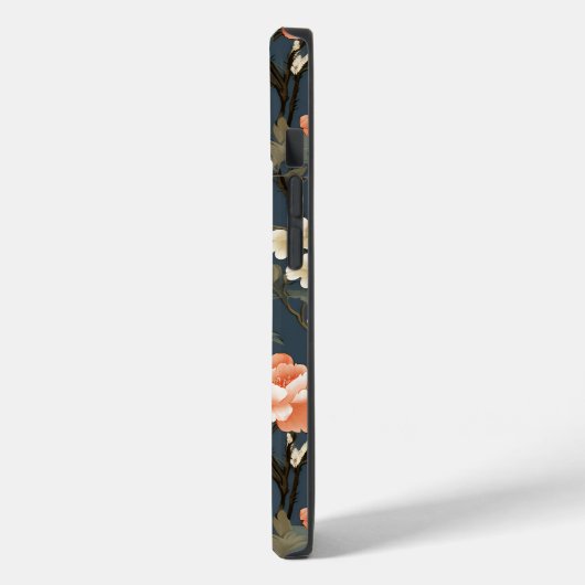 Coques Case-Mate iPhone Chinoiserie sur Denim Blue (Verso / Gauche)