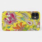 Coques Case-Mate iPhone chintz pop jaune (Dos (Horizontal))