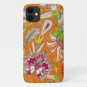 Coques Case-Mate iPhone chintz pop orange (Dos)