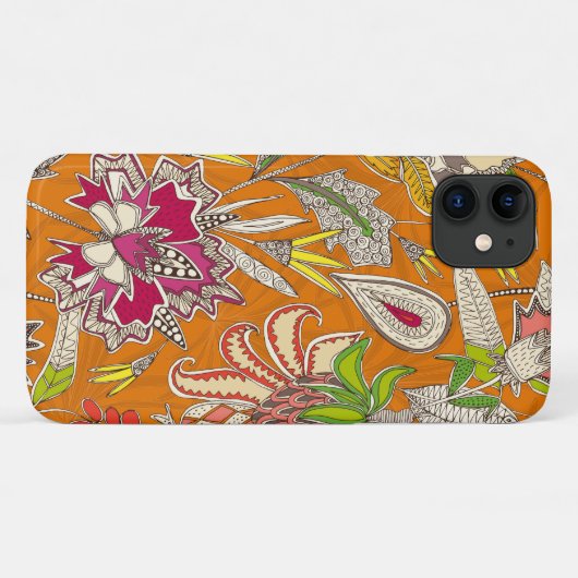 Coques Case-Mate iPhone chintz pop orange (Dos (Horizontal))
