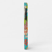 Coques Case-Mate iPhone chintz pop turquoise (Dos/Gauche)
