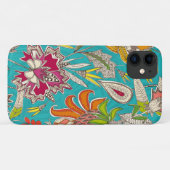 Coques Case-Mate iPhone chintz pop turquoise (Dos (Horizontal))