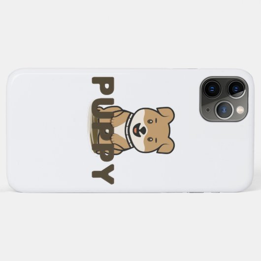 Coques Case-Mate iPhone Chiot (Dos (Horizontal))