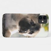 Coques Case-Mate iPhone Chiot allemand sur la corniche (Dos (Horizontal))