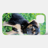 Coques Case-Mate iPhone Chiot berger allemand (Verso (horizontal))
