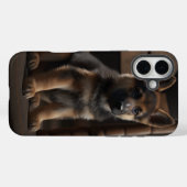 Coques Case-Mate iPhone Chiot berger allemand (Verso (horizontal))