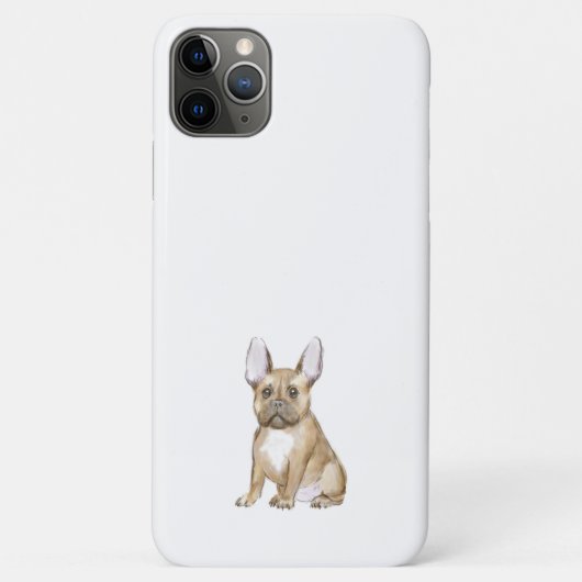 Coques Case-Mate iPhone Chiot bouledogue français adorable (Dos)