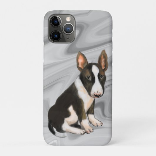 Coques Case-Mate iPhone chiot bull terrier (Dos)