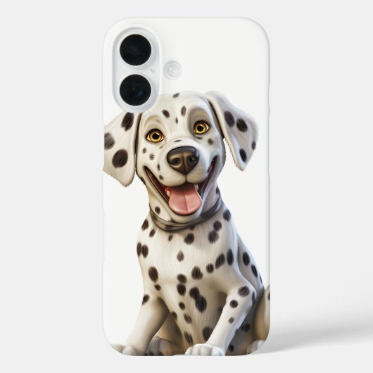 COQUES Case-Mate iPhone CHIOT DALMATIEN AU VISAGE JOYEUX (Verso)