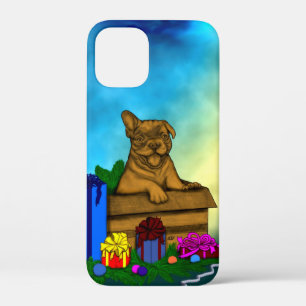 Case-Mate iPhone Case Chiot dans une boîte, Joyeux Noël