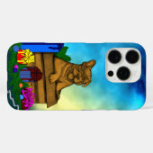 Coques Case-Mate iPhone Chiot dans une boîte, Joyeux Noël (Verso (horizontal))