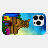 Coques Case-Mate iPhone Chiot dans une boîte, Joyeux Noël (Verso (horizontal))