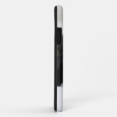 Coques Case-Mate iPhone Chiot de Carlin noir (Dos/Droite)