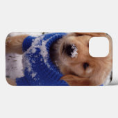 Coques Case-Mate iPhone Chiot de golden retriever (Verso (horizontal))