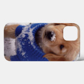 Coques Case-Mate iPhone Chiot de golden retriever (Verso (horizontal))