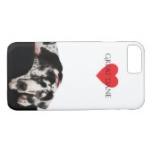 Coques Case-Mate iPhone Chiot de great dane de harlequin (Dos (Horizontal))
