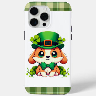 Coque iPhone 15 Pro Max Chiot de la Saint-Patricks