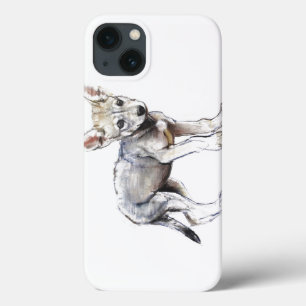 iPhone 13 Case Chiot de loup Arabe d'hésitation 2009