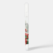 Coques Case-Mate iPhone Chiot de Noël festif personnalisable (Verso / Gauche)