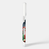 Coques Case-Mate iPhone Chiot de Noël festif personnalisable (Verso / Droite)