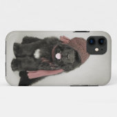 Coques Case-Mate iPhone Chiot de Terre-Neuve (Dos (Horizontal))