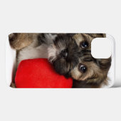 Coques Case-Mate iPhone Chiot de Valentine Havanese d'amant (Verso (horizontal))