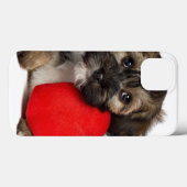 Coques Case-Mate iPhone Chiot de Valentine Havanese d'amant (Verso (horizontal))