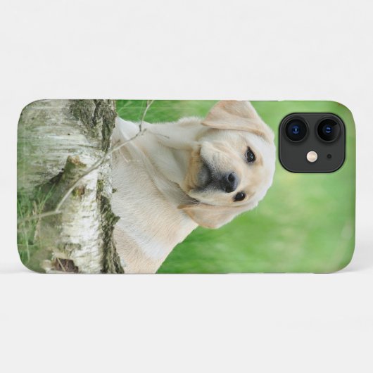 Coques Case-Mate iPhone Chiot du Labrador (Dos (Horizontal))