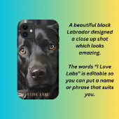 Coques Case-Mate iPhone Chiot du Labrador noir
